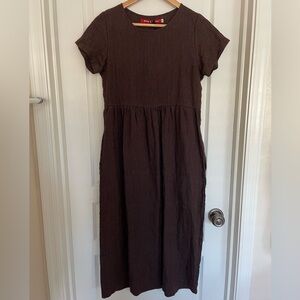 Pyne & Smith Striped Linen Dress